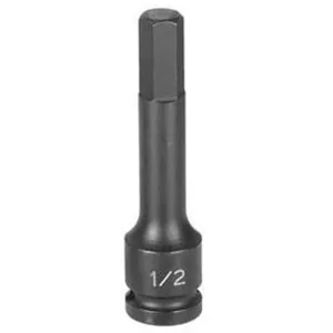 Grey Pneumatic 1/2" Drive x 5/8" Hex Driver 4" Length
