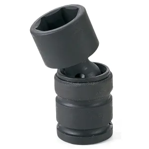 Grey Pneumatic 3/4" Drive x 1-1/2" Universal Socket - Black