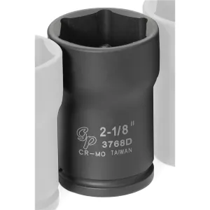 Grey Pneumatic 3/4" Drive x 2-1/8" Deep Truck Pinion Locknut Socket