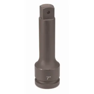 Grey Pneumatic 1" Drive x 7" Extension with Pin Hole