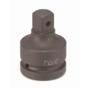 Grey Pneumatic 1" Female x 3/4" Male Adapter with Pin Hole