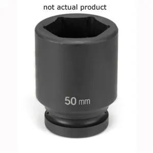 Grey Pneumatic 1" Drive x 19mm Deep Socket