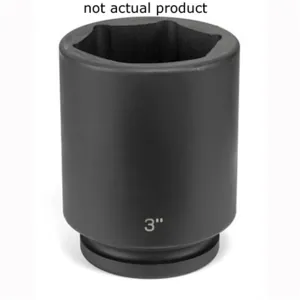 Grey Pneumatic 1" Drive x 2-1/8" Deep Socket