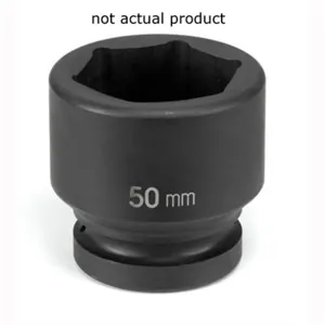 Grey Pneumatic 1" Drive x 70mm Standard Socket