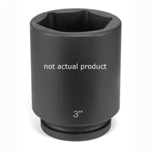 Grey Pneumatic 1" Drive x 3-1/8" Deep Socket