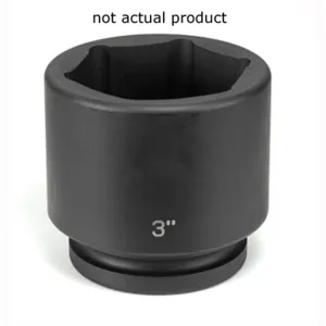 Grey Pneumatic 1" Drive x 3-1/8" Standard Socket