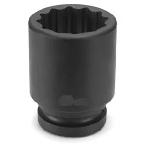 Grey Pneumatic 1" Drive x 45mm Deep - 12 Point Socket