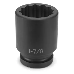 Grey Pneumatic 1" Drive x 1" Deep - 12 Point Socket