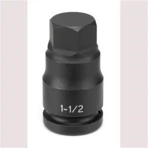 Grey Pneumatic 1" Drive x 1-1/2" Hex Driver