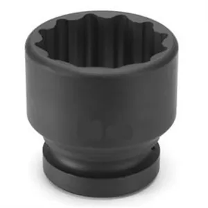 Grey Pneumatic 1-1/2" Drive x 75mm Standard - 12 Point Socket