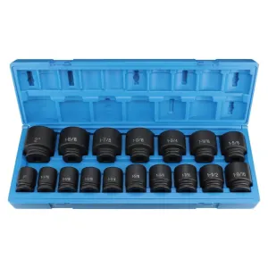 Grey Pneumatic 3/4" Dr. 17 Piece Fractional Set 1"-2"