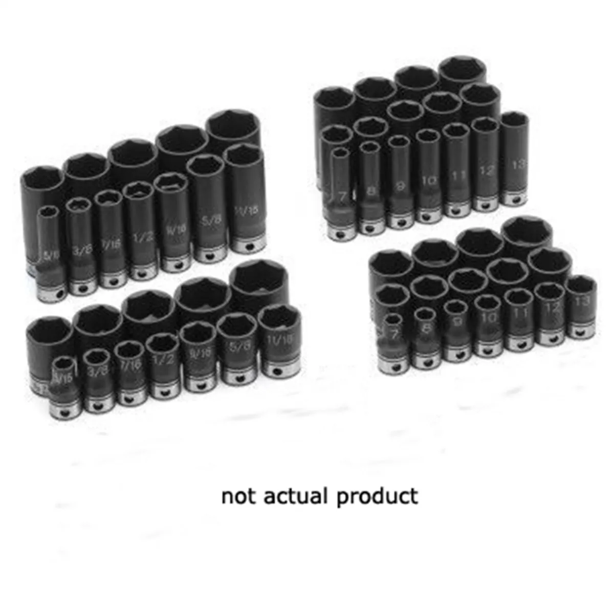 Grey Pneumatic 3/8" Drive x 19mm Deep Duo-Socket - 6 Point