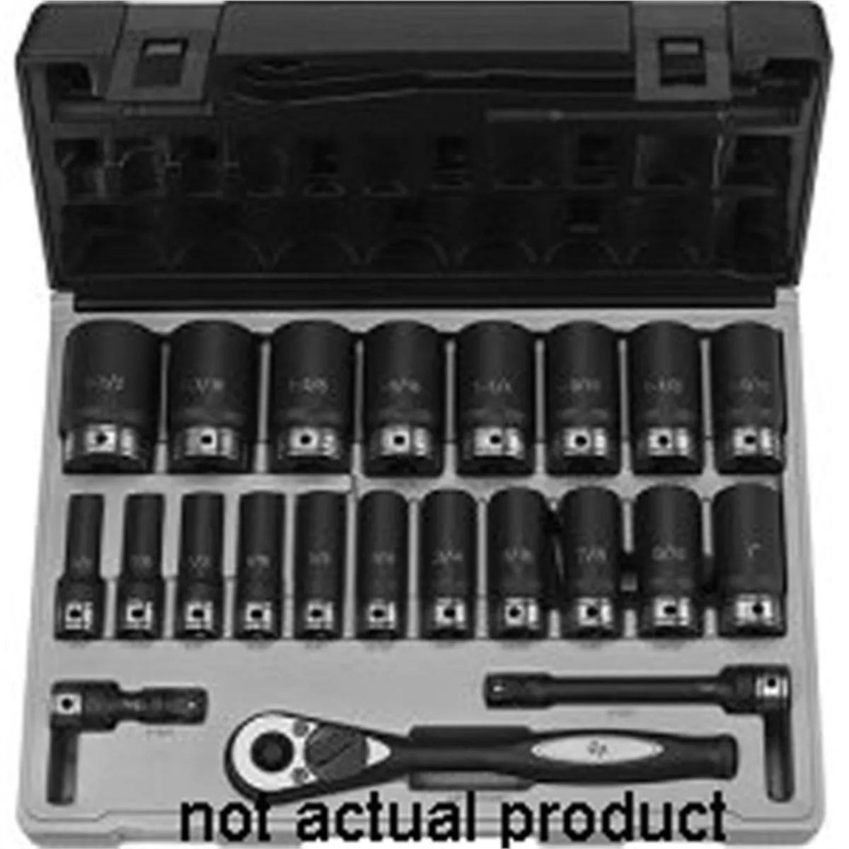 Grey Pneumatic 1/2" Drive x 1-1/8" Deep Duo-Socket - 6 Point