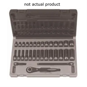 Grey Pneumatic 1/4" Drive x 5/16" Deep Duo Socket - 12 Point