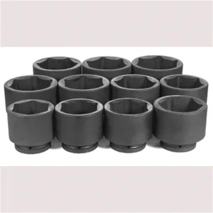 Grey Pneumatic 1" Dr. 11 Piece Fractional Set 3-1/8" - 4-1/2"