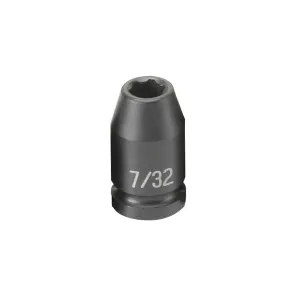 Grey Pneumatic 1/4" Surface Drive x 7/32" Standard Socket
