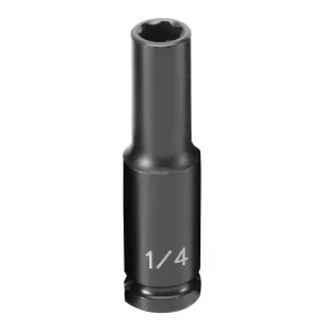 Grey Pneumatic 1/4" Surface Drive x 1/4" Deep Socket