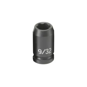Grey Pneumatic 1/4" Surface Drive x 9/32" Standard Socket