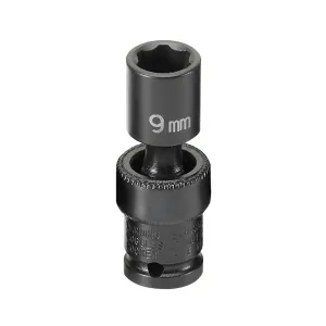 Grey Pneumatic 1/4" Surface Drive x 9mm Standard Universal Socket