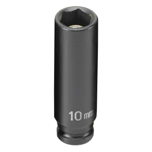 Grey Pneumatic 1/4" Drive x 10mm Magnetic Deep Socket