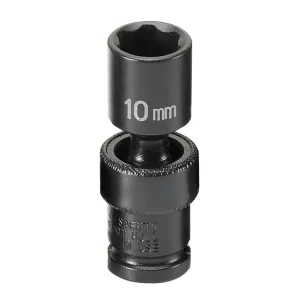 Grey Pneumatic 1/4" Surface Drive x 10mm Standard Universal Socket