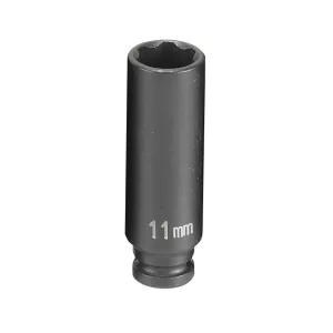Grey Pneumatic 1/4" Surface Drive x 11mm Deep Socket