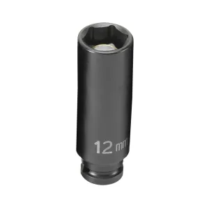 Grey Pneumatic 1/4" Drive x 12mm Magnetic Deep Socket