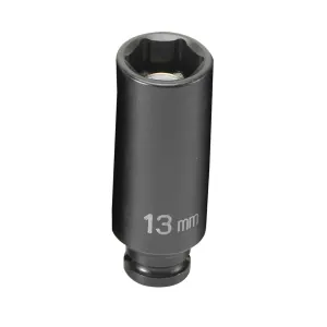 Grey Pneumatic 1/4" Drive x 13mm Magnetic Deep Socket
