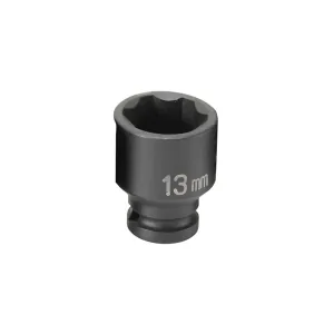 Grey Pneumatic 1/4" Surface Drive x 13mm Standard Socket