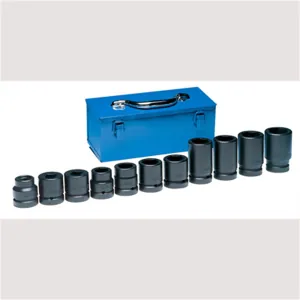 Grey Pneumatic 1" Drive 11 Piece Metric Truck Set
