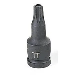 Grey Pneumatic 1/4" Dr x TT15 Tamper Proof TORX Driver