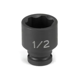 Grey Pneumatic 1/4" Surface Drive x 1/2" Standard Socket