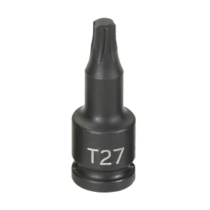 Grey Pneumatic 1/4" Drive x T27 Internal Star Impact Driver