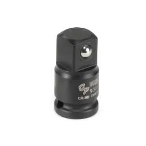Grey Pneumatic 1/4" Female x 3/8" Male Adapter w/ Friction Ball