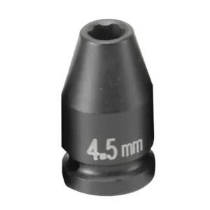Grey Pneumatic 1/4" Surface Drive x 4.5mm Standard Socket