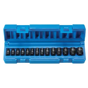 Grey Pneumatic 1/4" Surface Drive 14 Piece Standard Metric Set