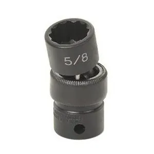 3/8" Drive x 1/2" 12 Point Standard Universal Socket