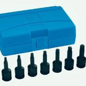 3/8" Drive 9 Piece Internal Star Impact Driver Set