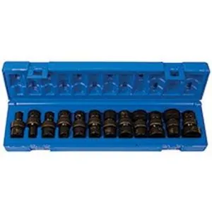 12-Piece 3/8 in. Drive SAE Universal Socket Set