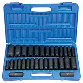 30-Piece 1/2 in. Drive SAE/Metric Deep Socket Set