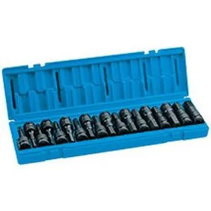 18-Pc. 1/2 in. Drive SAE/Metric Standard Hex Driver Set