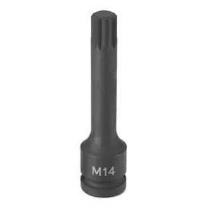 1/2'' Drive x M10 Triple Square Driver 4'' Length
