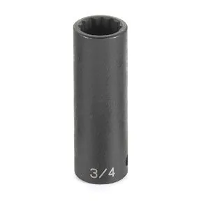 1/2" Drive x 3/8" Deep Impact Socket- 12 Point