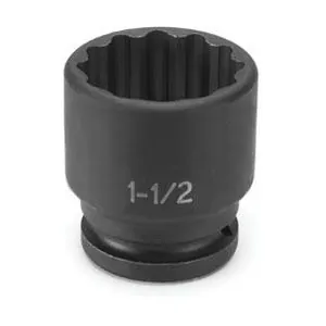 3/4" Drive x 1" 12 Point Standard Impact Socket