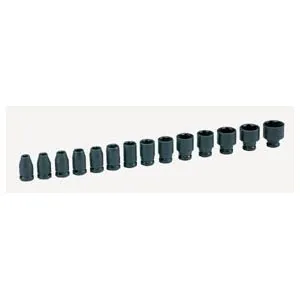14 Pc. 1/4" Surface Drive Standard Metric Set