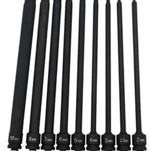 1/4" Drive Impact 9 Piece 6"