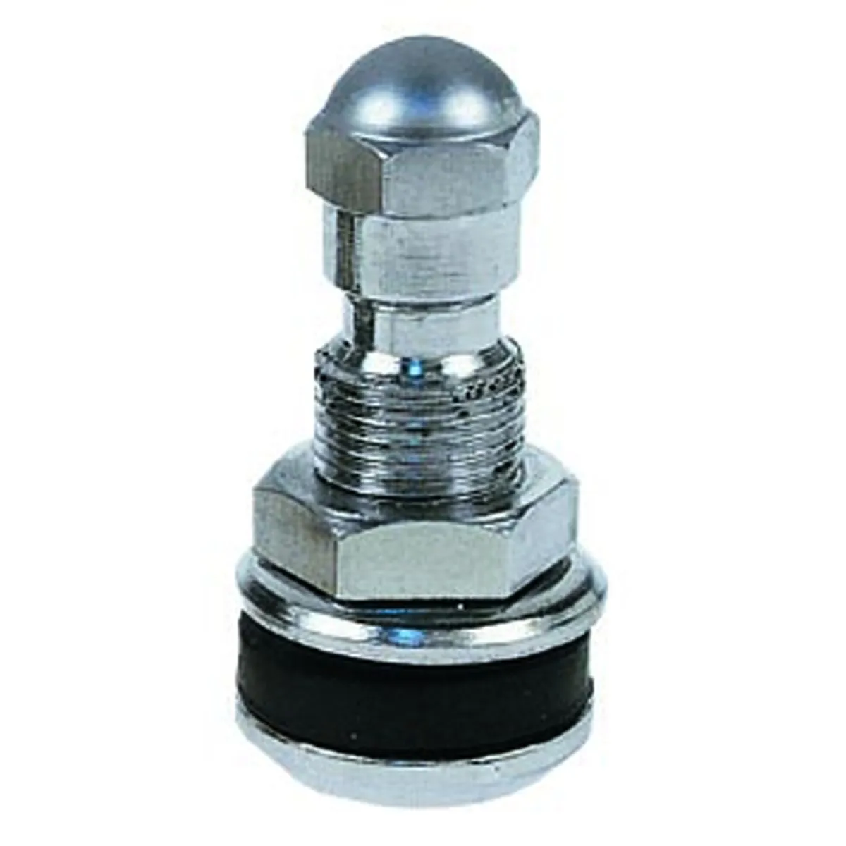 Haltec Low Profile Chrome Tire Valve - Bag of 10