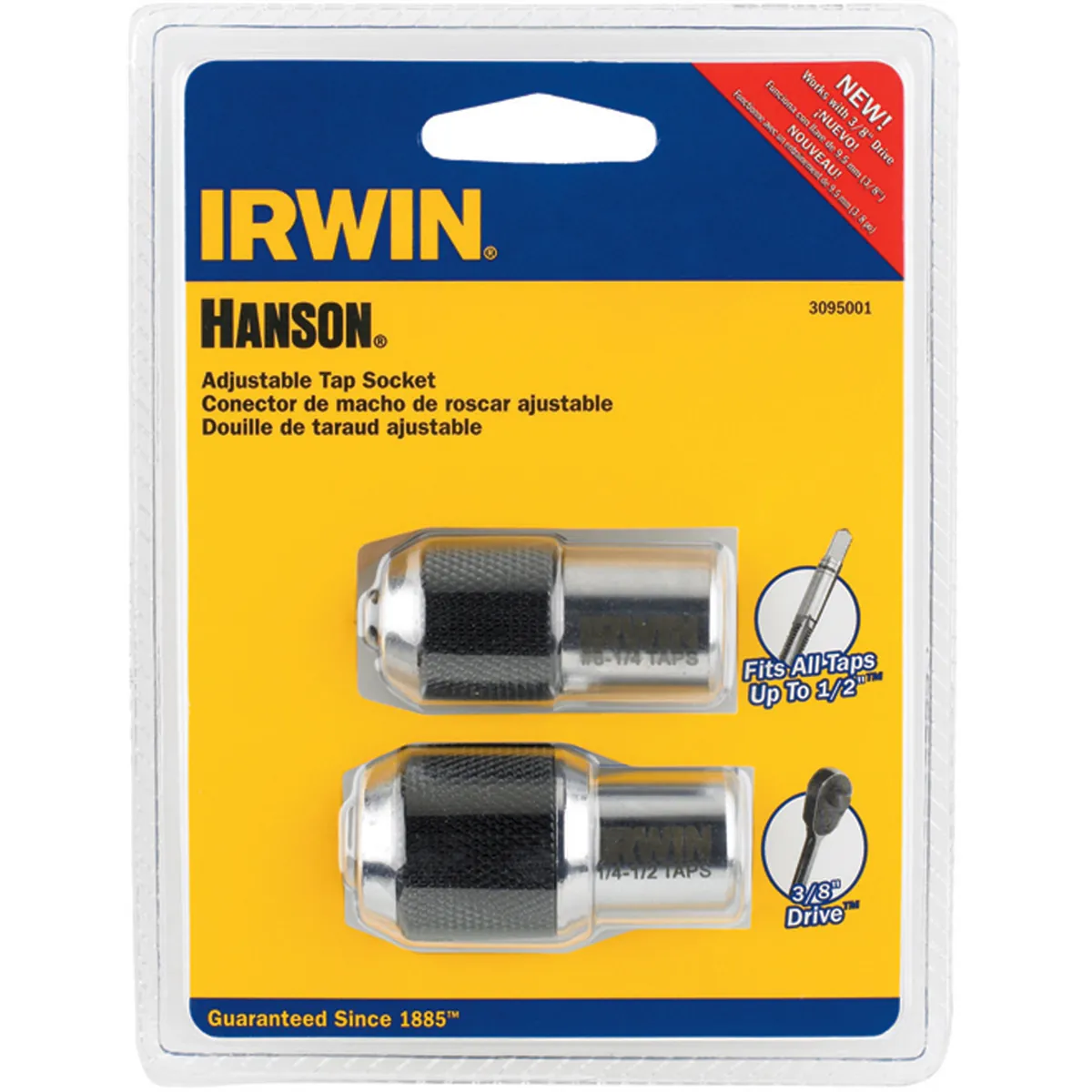 Hanson Adjustable Tap and Die Sockets - 2 Piece