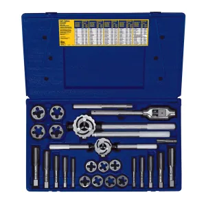 Hanson 25 PC. METRIC TAP & HEX DIE SET