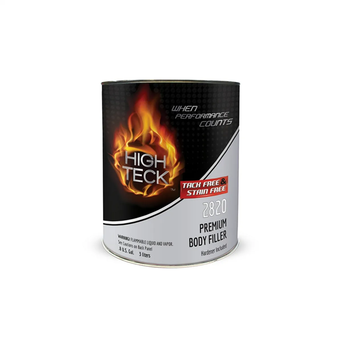 High Teck Products 2820-1 Premium Body Filler, 1 gal, Gold, Paste, 1.5 lb/gal VOC